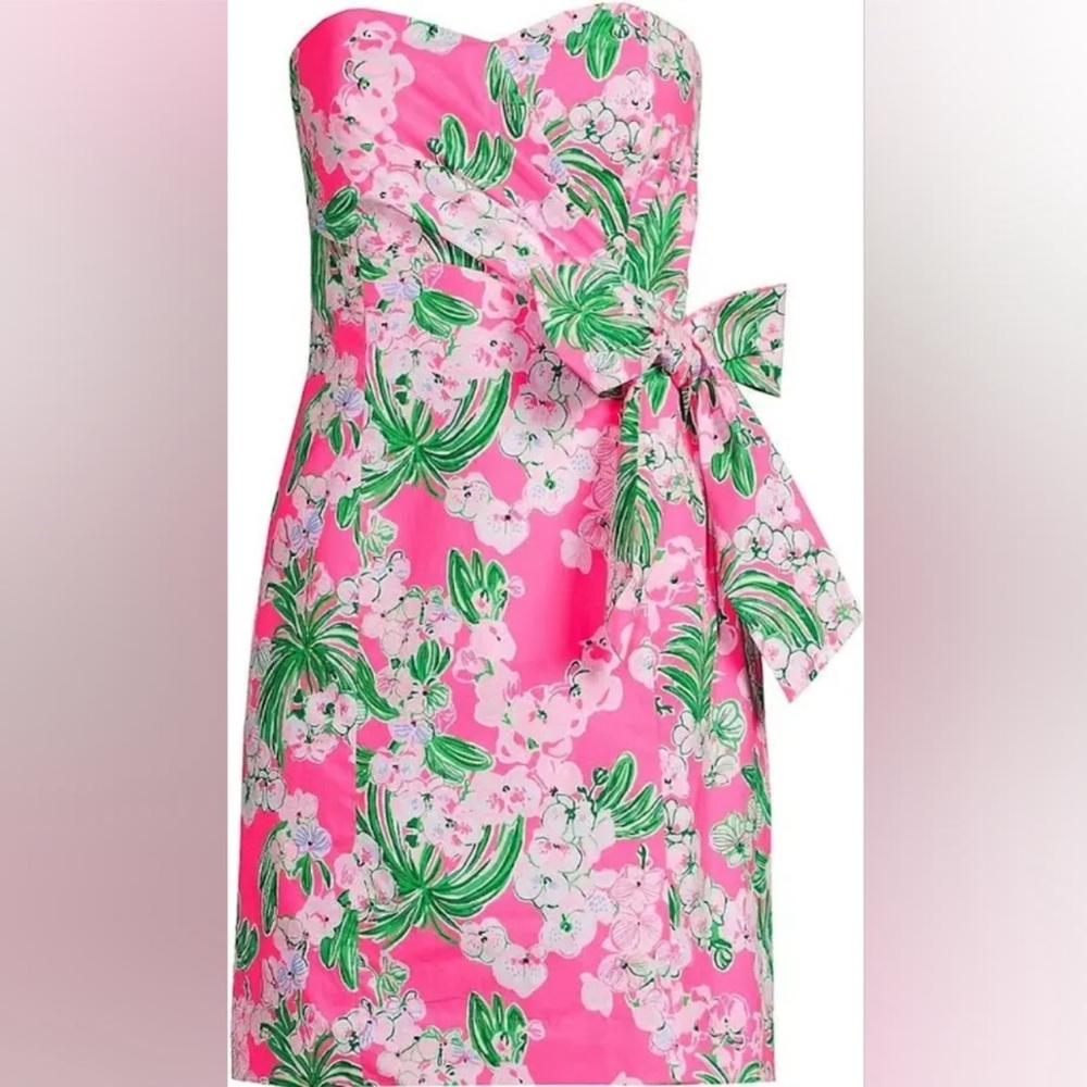Lilly Pulitzer Stela Strapless Stretch Dress NWT 00